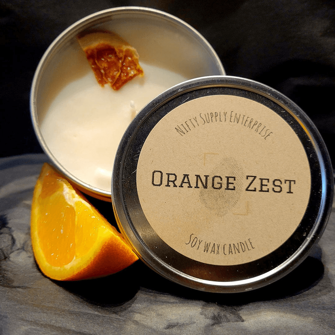 Nifty Supply Enterprise Ltd. Orange Zest Candle
