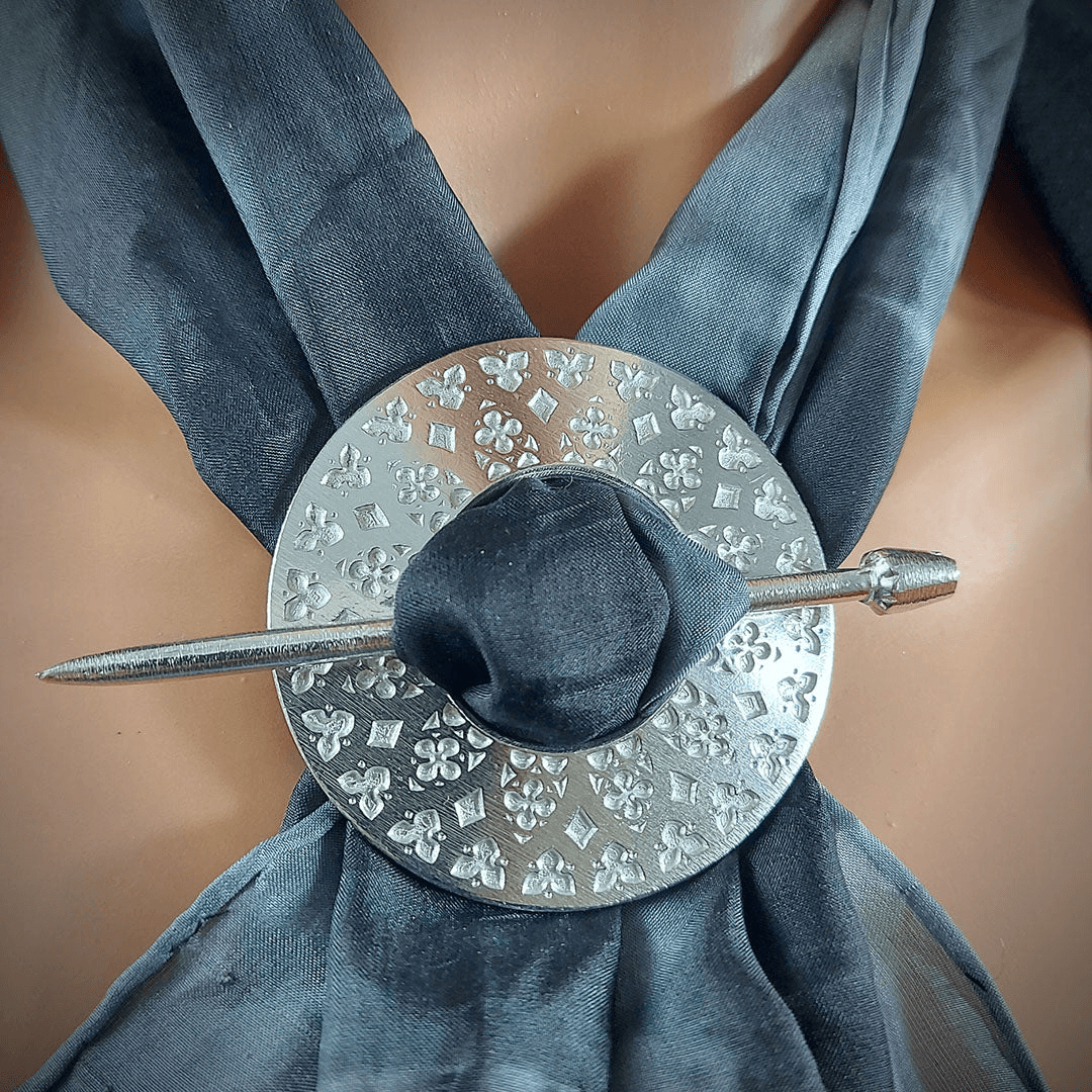 Atlantic Pewter Radiance Shawl Fastener