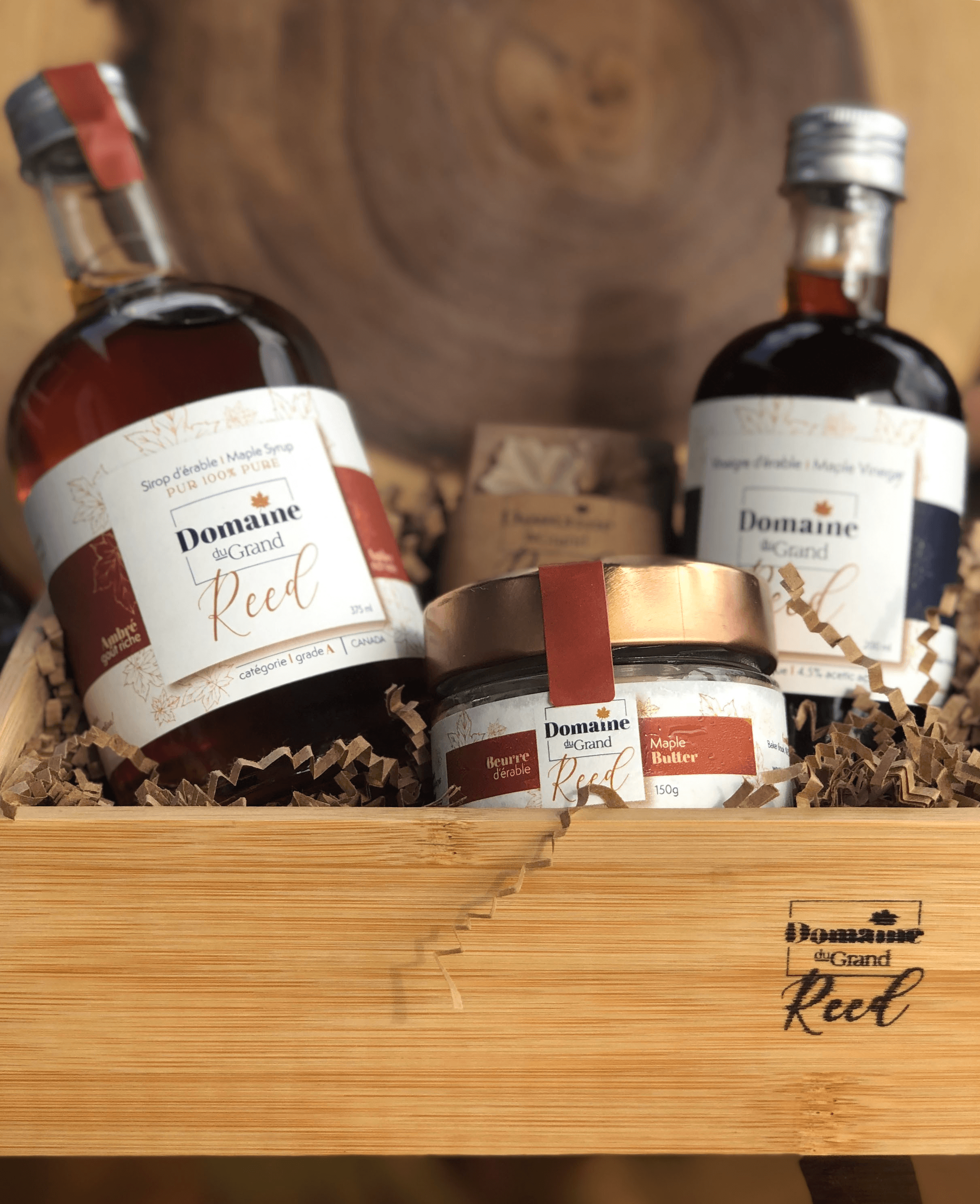 Domaine du Grand Reed Maple Syrup & Butter Gift Set