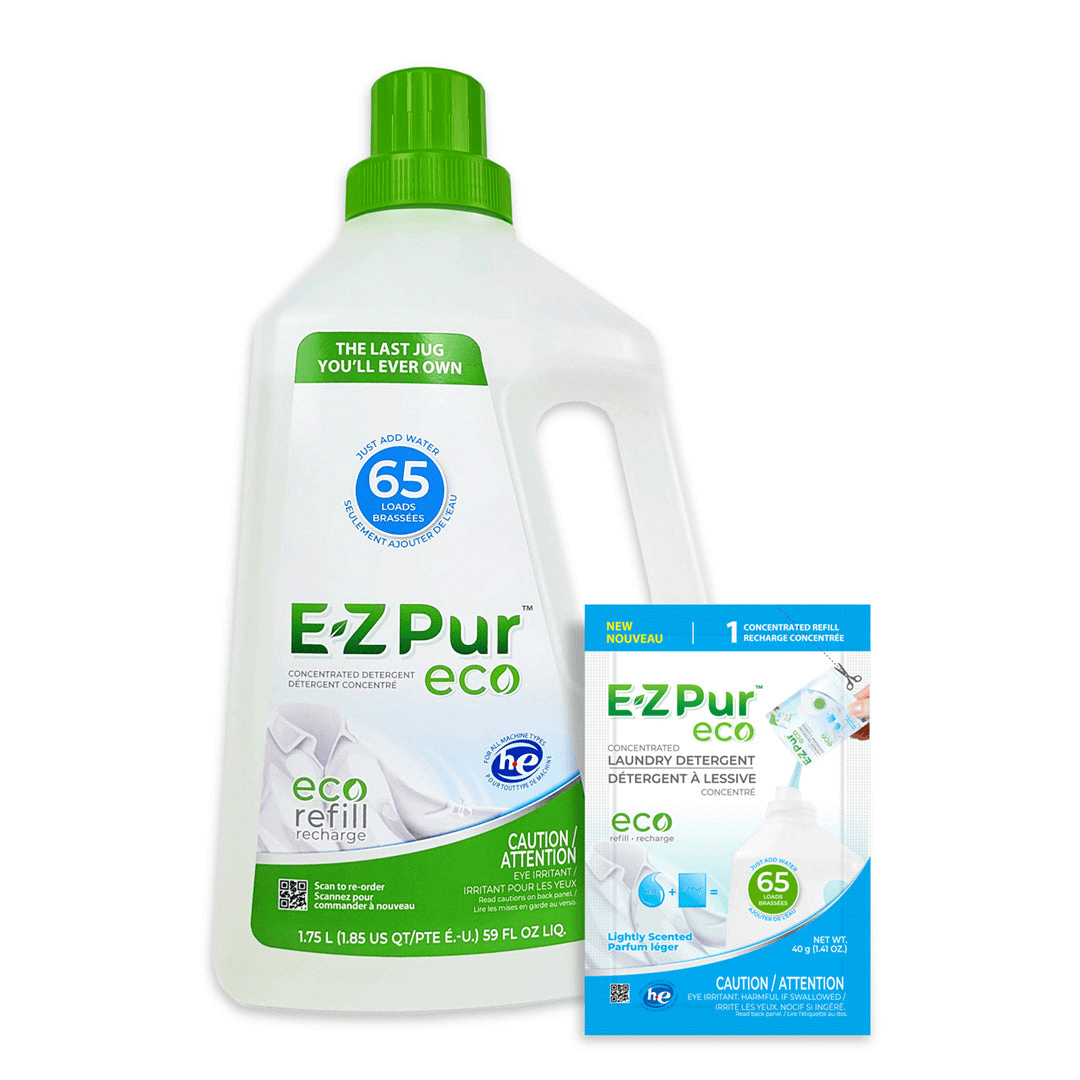 EZ Pur Eco Laundry Detergent Starter Kit Lighly Scented
