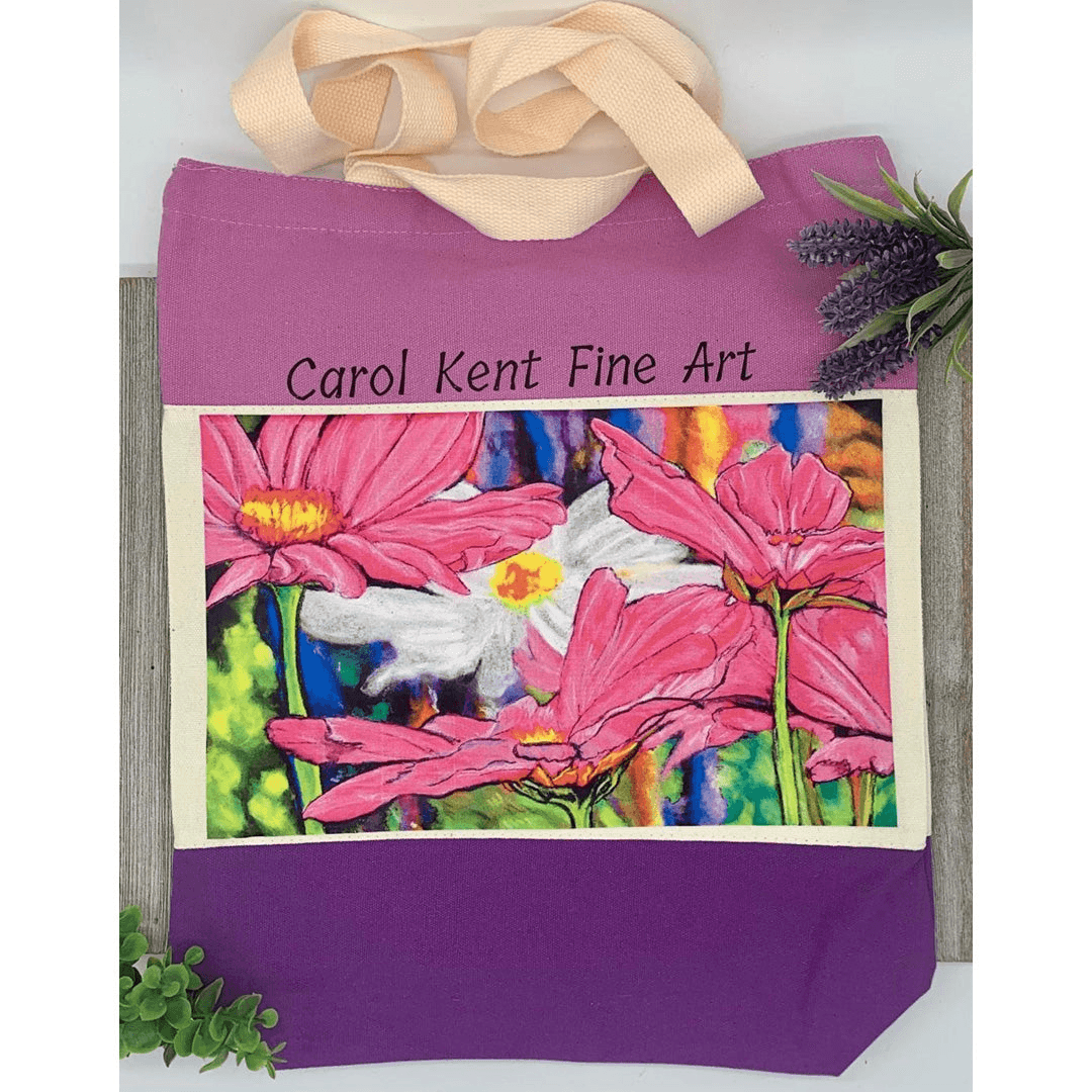 Carol Kent Original Painting Designed Cotton Bag