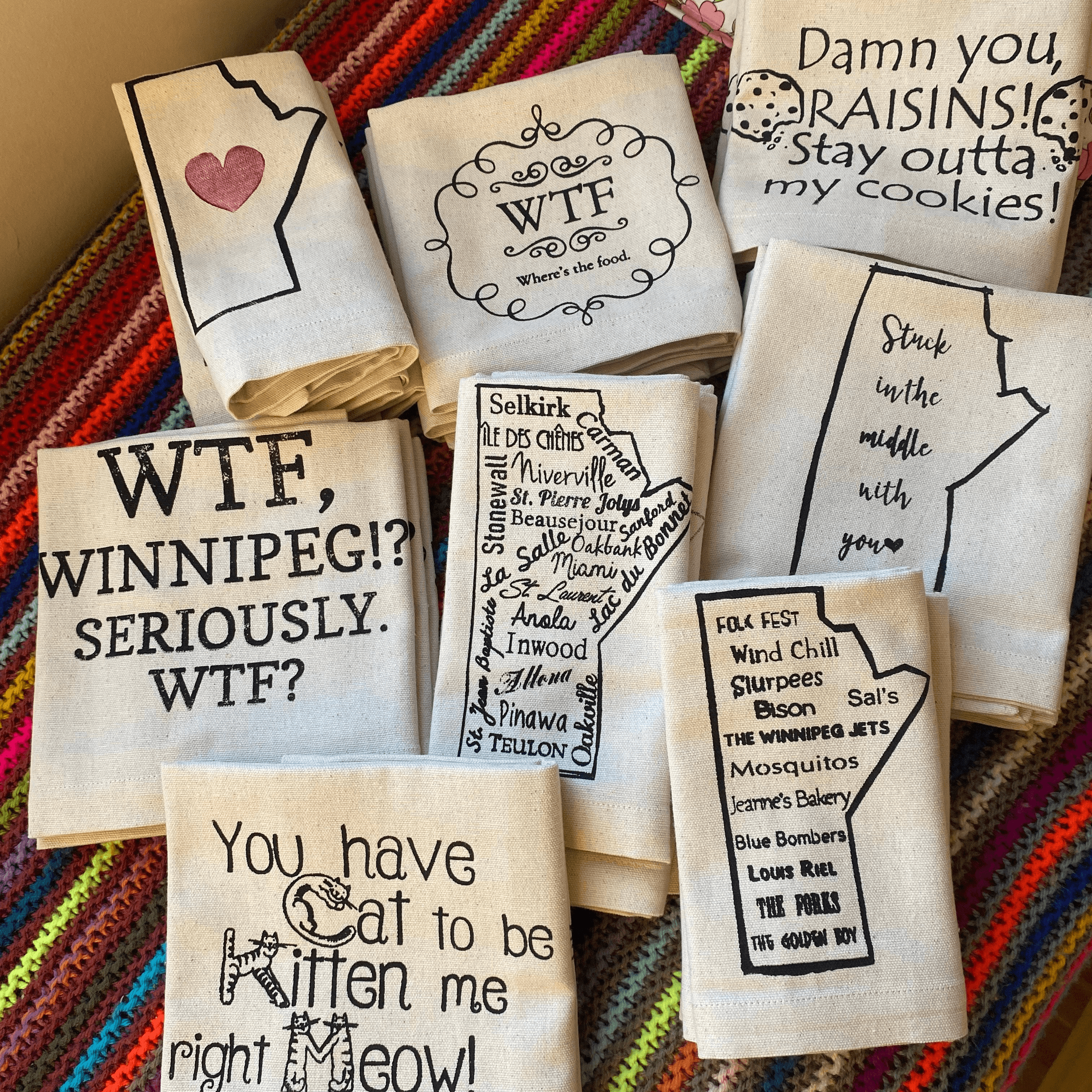 Salvaged - Odd Canadian Laws Tea Towel