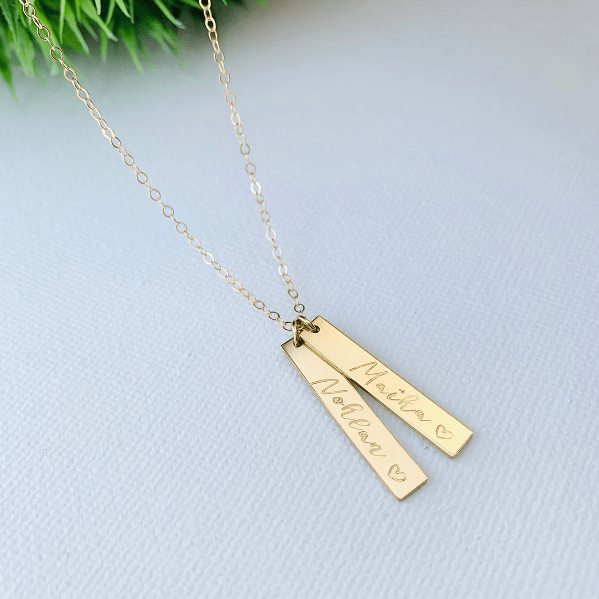 The Green Light Collection - Bar Necklace