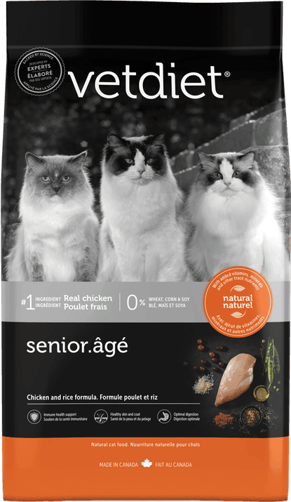 Vetdiet Senior Cat Food - Chicken and Rice