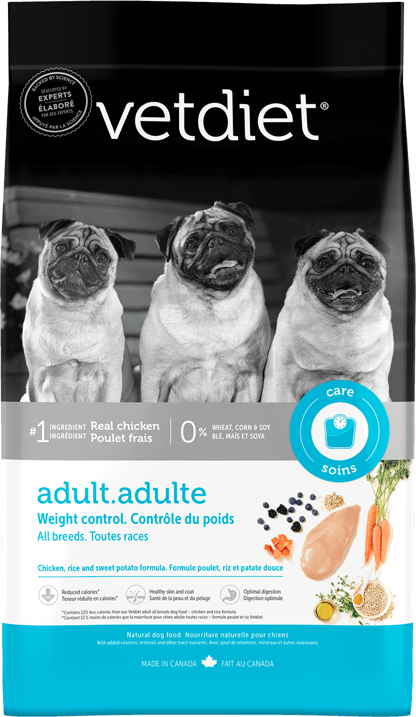 Vetdiet Weight Control Dog Food: Chicken, Rice, Sweet Potato