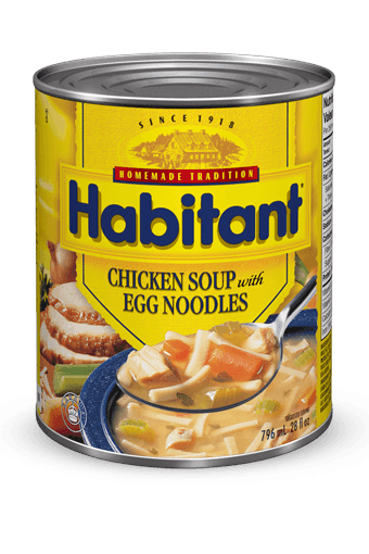 Habitant Chicken Soup with Egg Noodles