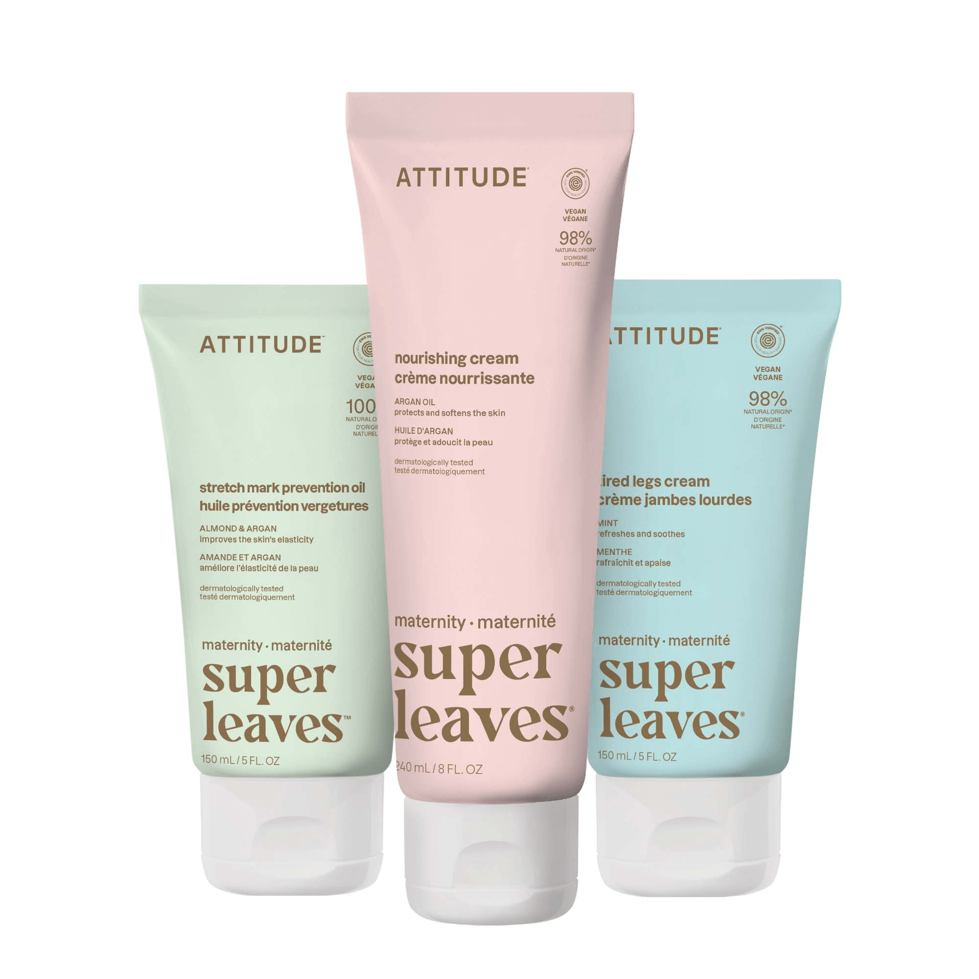 ATTITUDE Pregnancy Body Cream Trio - Blooming Belly™
