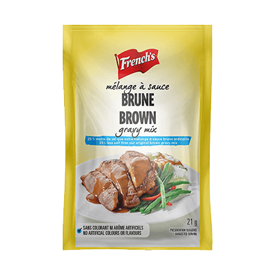 French's® Brown Gravy Mix, 25% Less Salt
