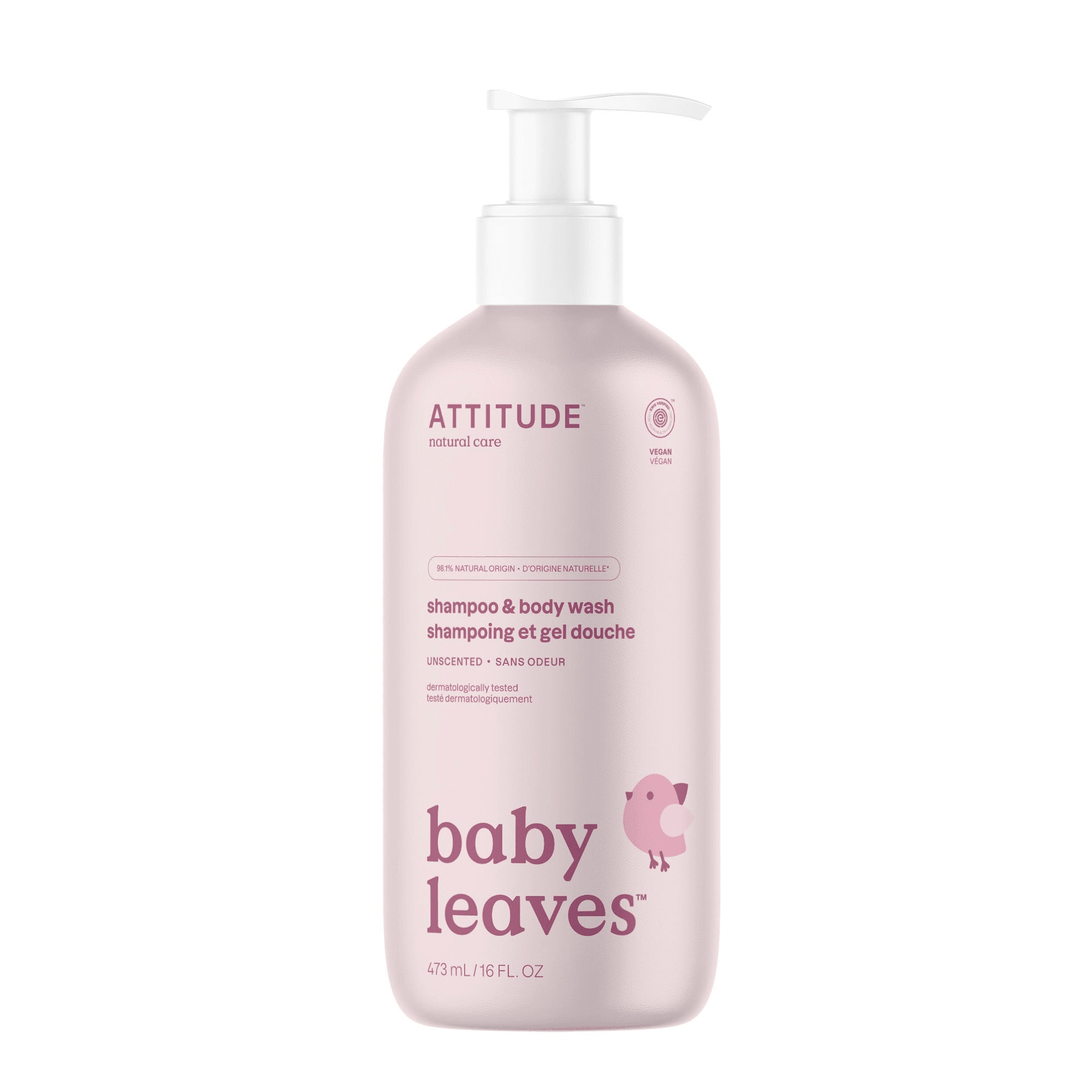 ATTITUDE Baby Shampoo & Body Wash 2-in-1