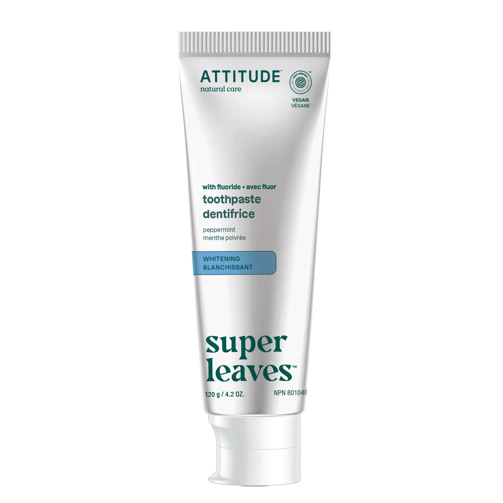 ATTITUDE Toothpaste with Fluoride for Fresh Breath