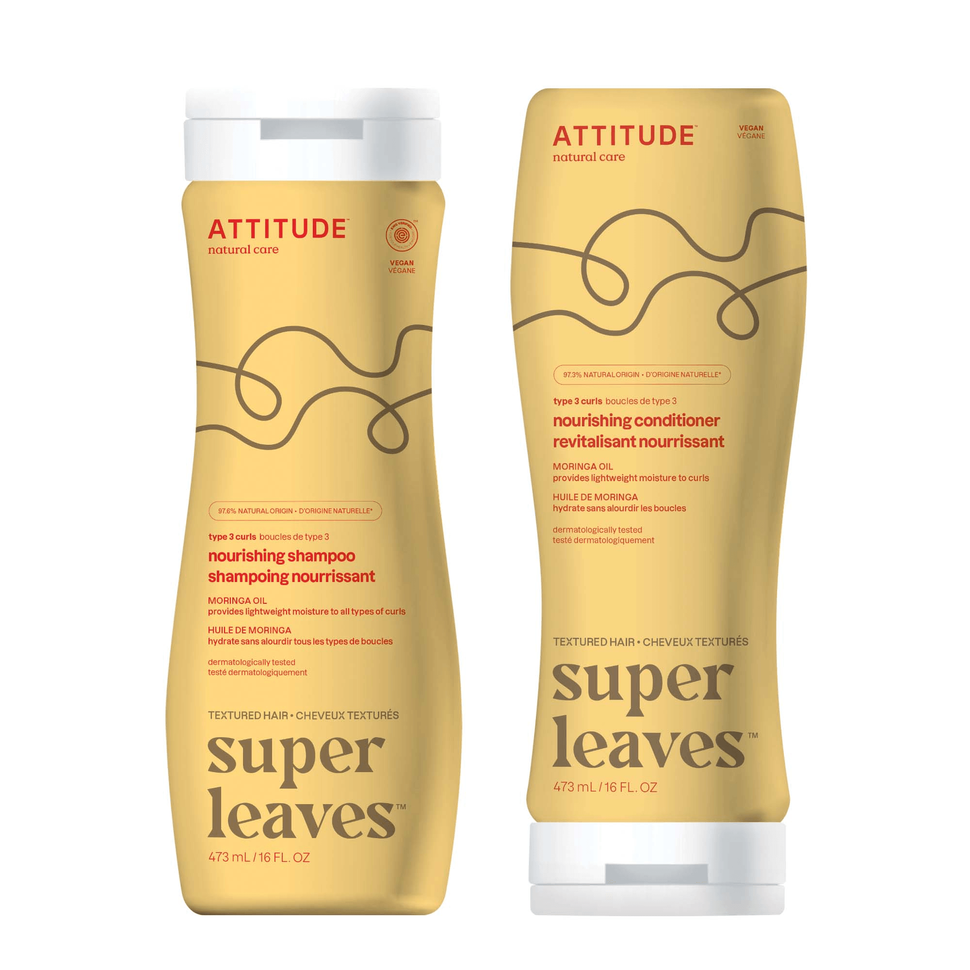 ATTITUDE Curl Moisturizing Shampoo and Conditioner Duo