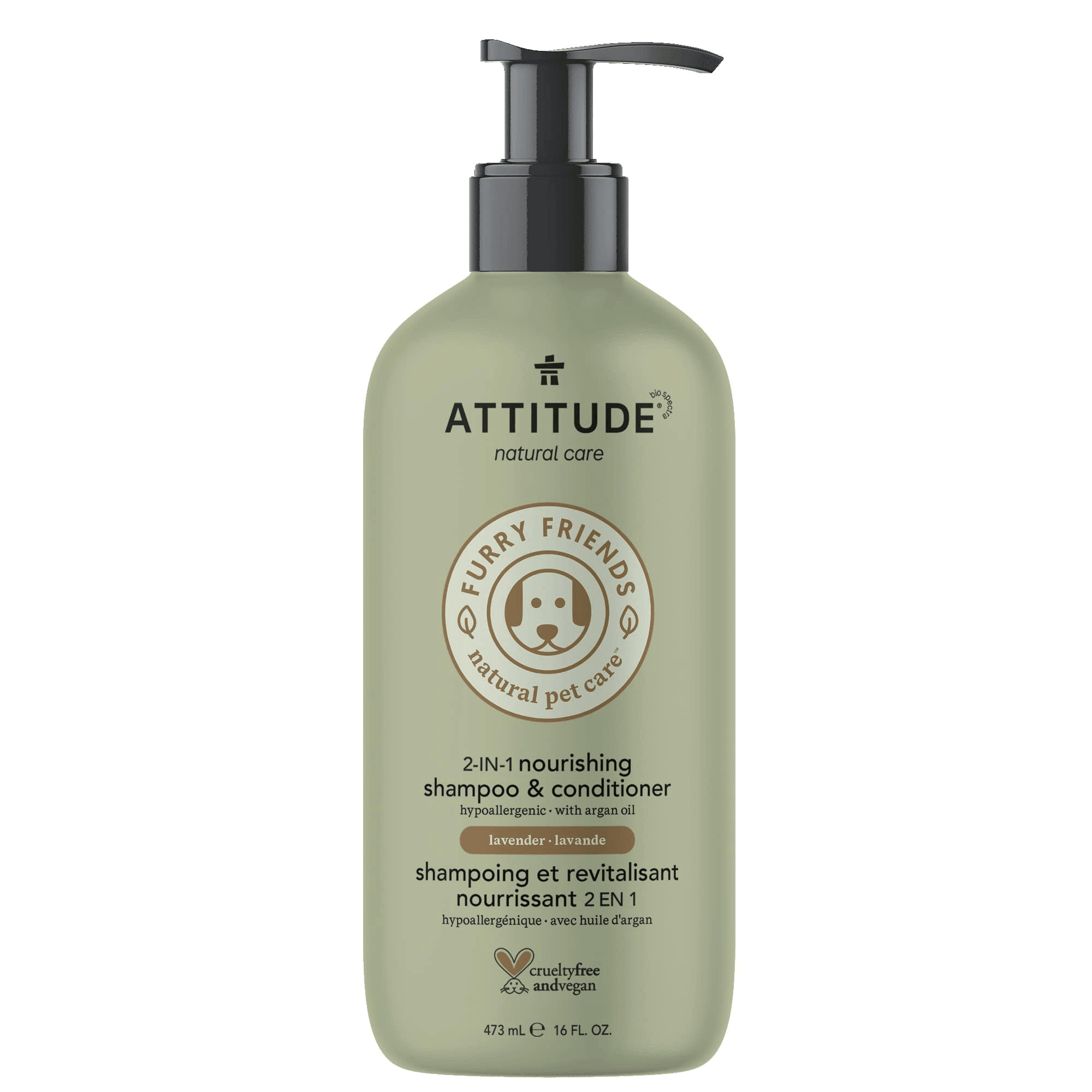 ATTITUDE 2-in-1 Nourishing Shampoo & Conditioner for Pets