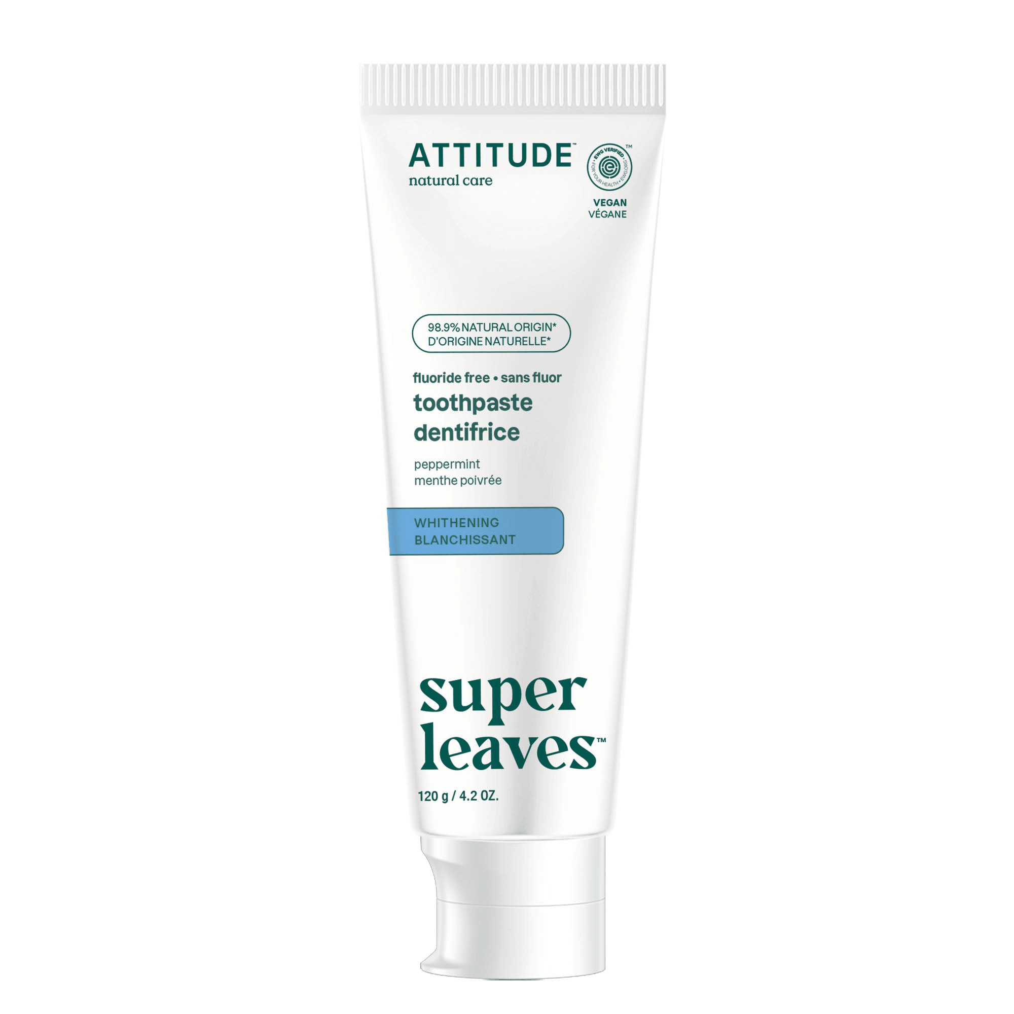 ATTITUDE EWG Verified® Fluoride-Free Whitening Toothpaste