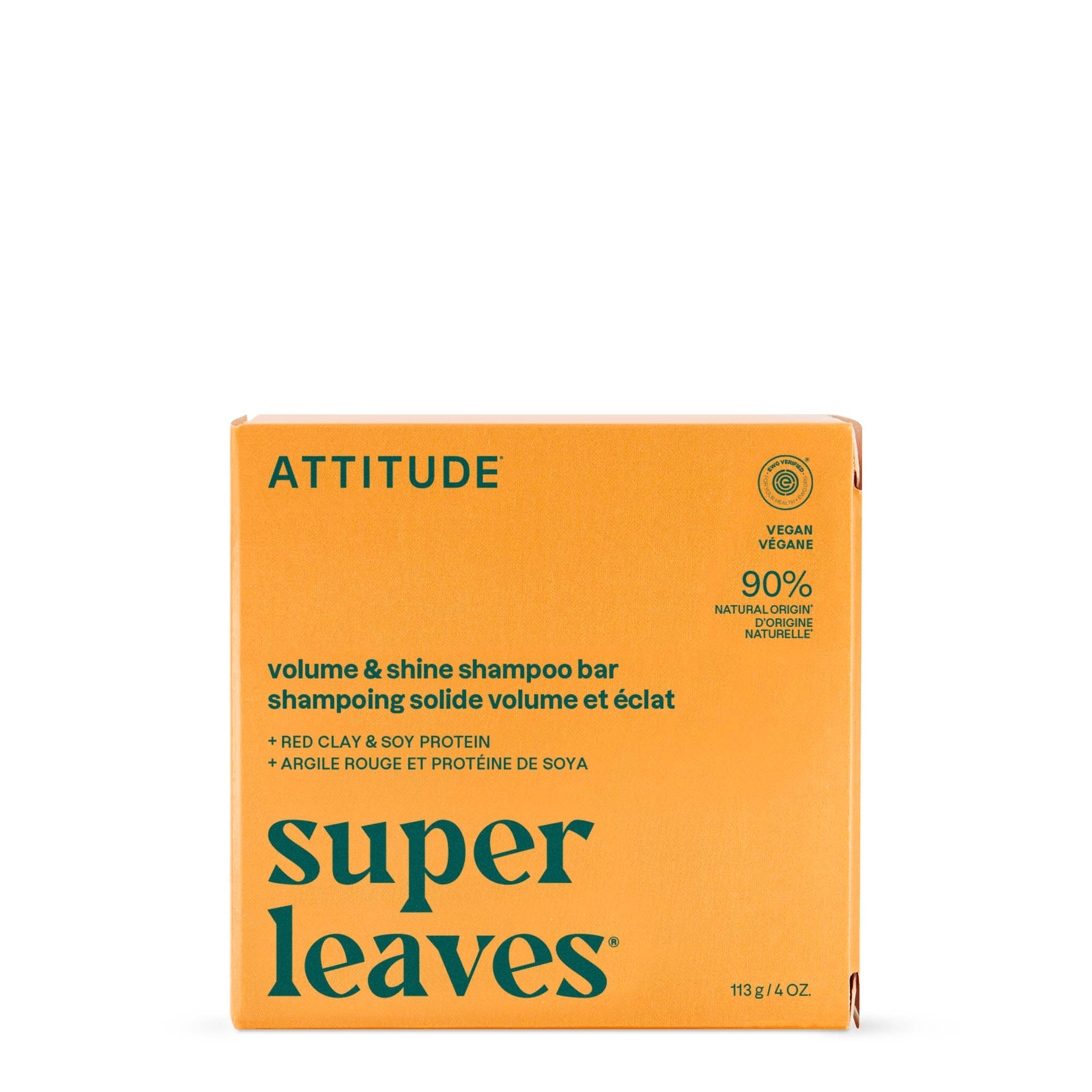 ATTITUDE leaves bar™ Volumizing Shampoo - Orange Cardamom