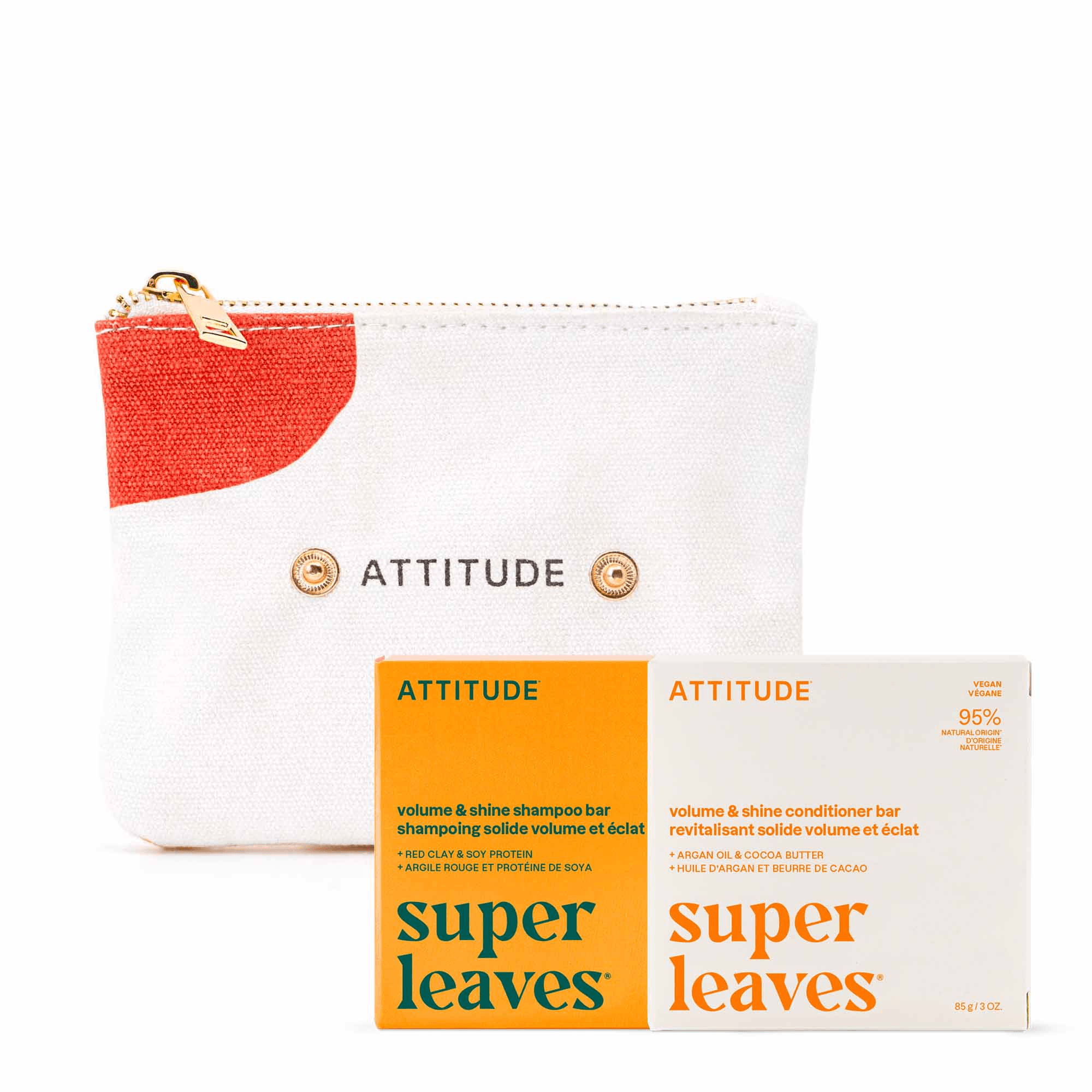 ATTITUDE Volumizing Shampoo & Conditioner Bar Duo