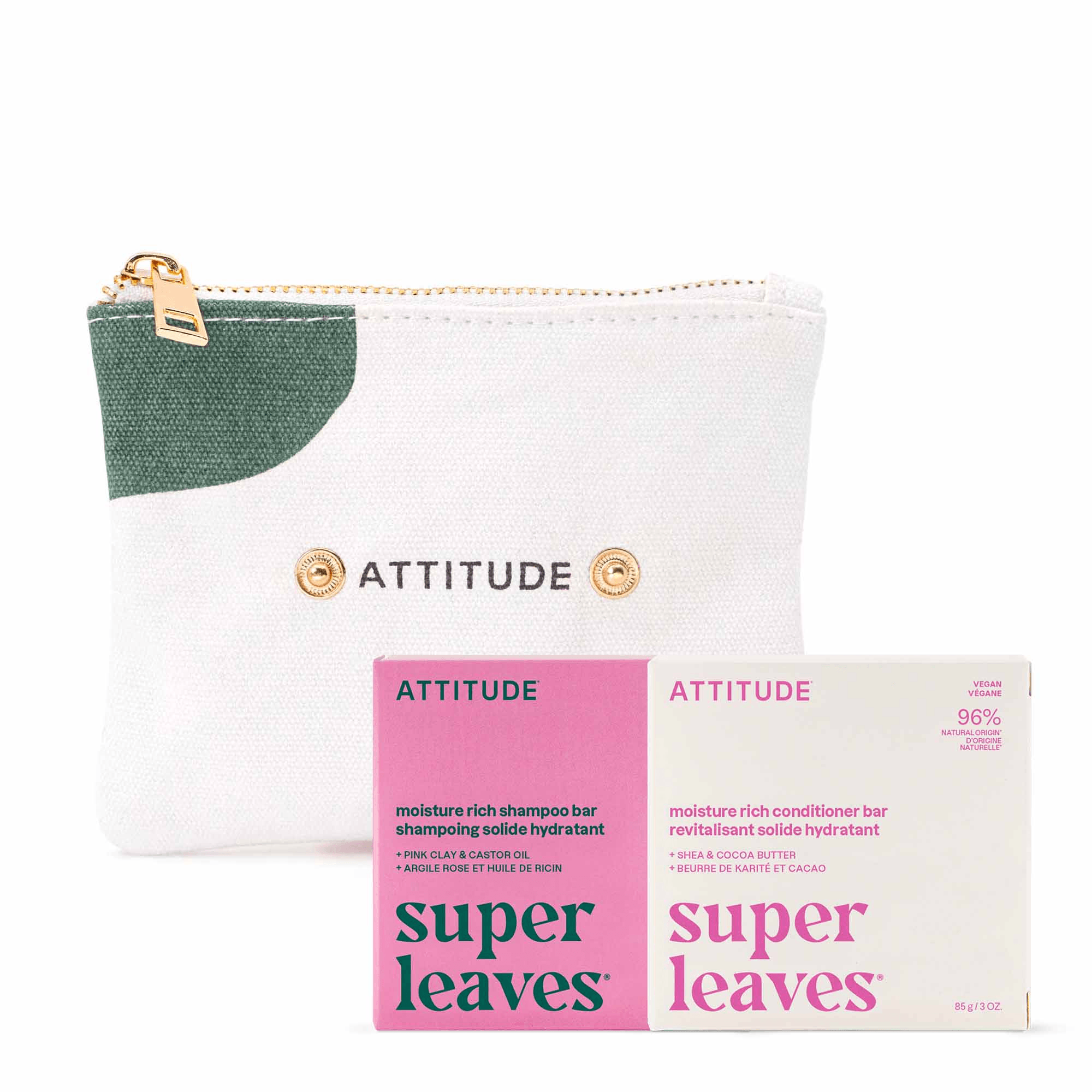 ATTITUDE Hydrating Shampoo & Conditioner Bar Duo