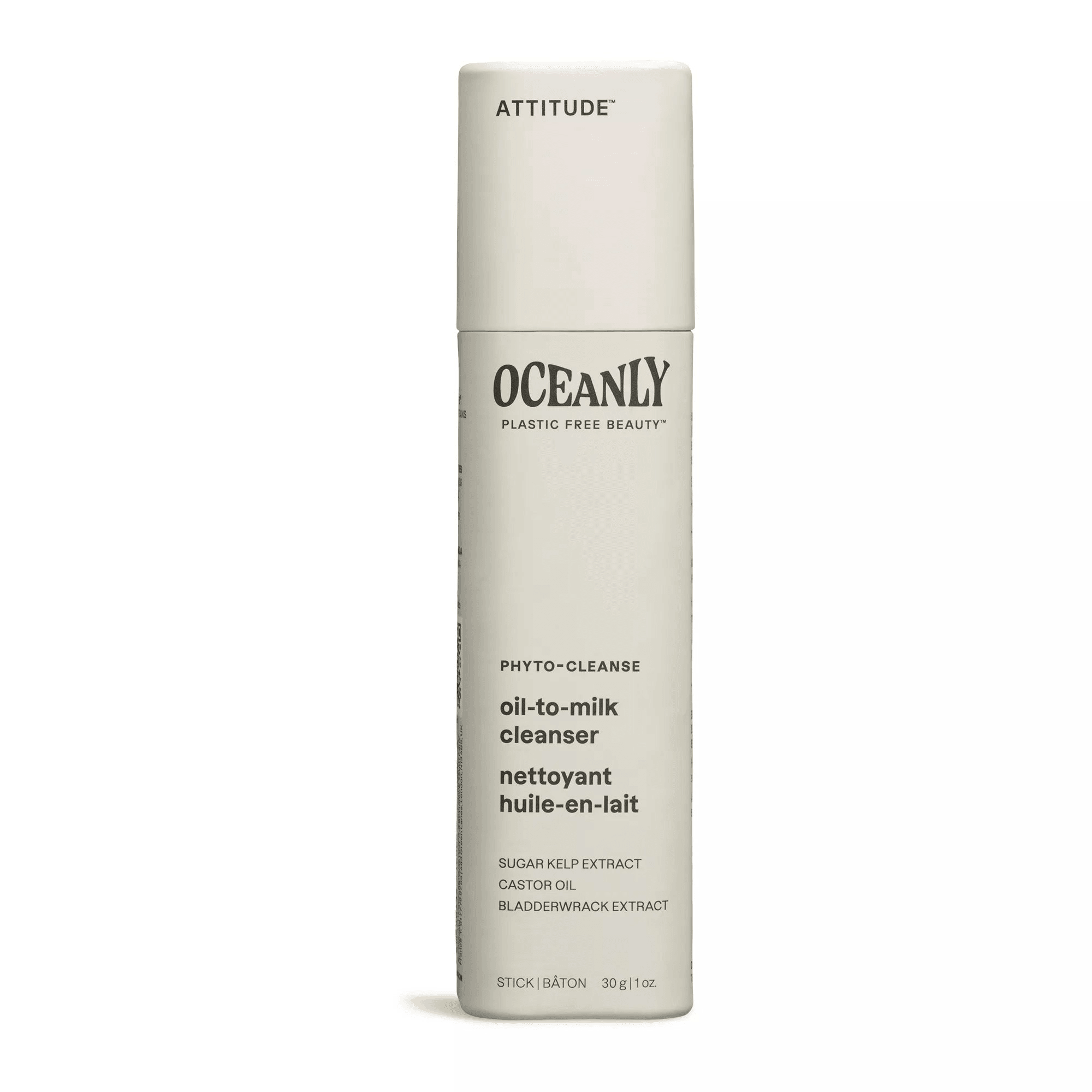 ATTITUDE Plastic-Free Face Cleanser Oil-to-Milk