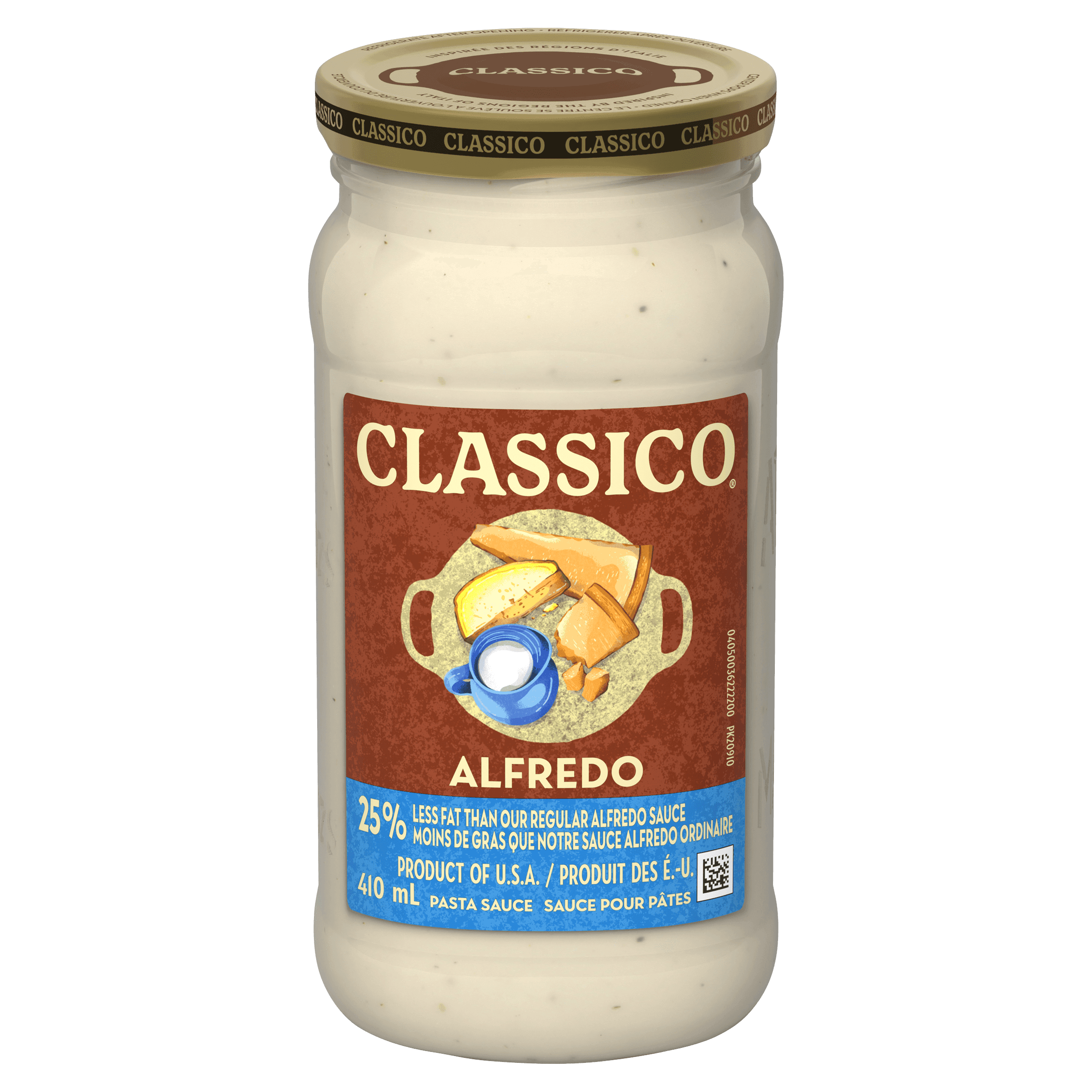 Classico Less Fat Alfredo Pasta Sauce