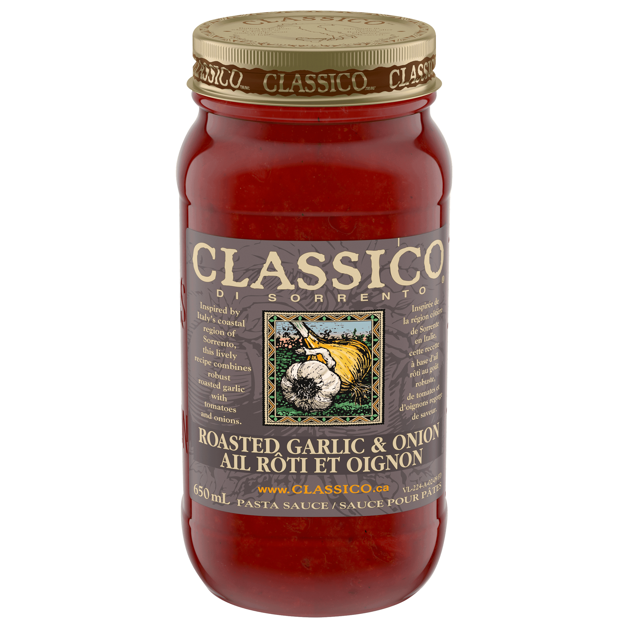 Classico Roasted Garlic & Onion Spaghetti Pasta Sauce