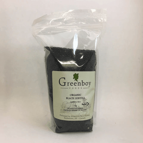 Greenboy Foods - Organic Black Lentils