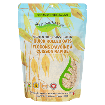Splendor Garden Canadian Organic Spice & Herb - Gluten Free Quick Rolled Oats