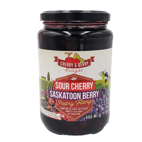 Cherry & Berry Delights - Sour Cherry and Saskatoon Berry Pastry Filling