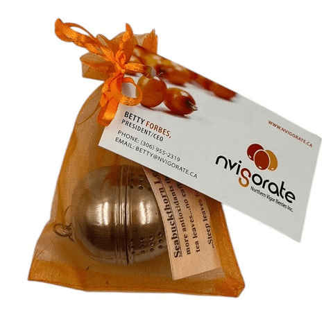 Northern Vigor Berries - Seabuckthorn Tea Ball
