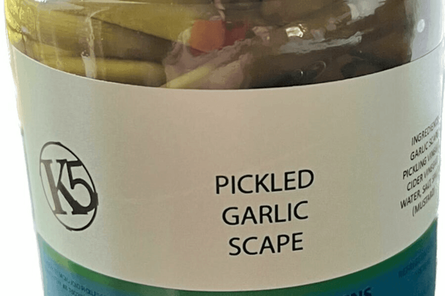 K5 Garlic & Gardens Pickled Garlic Scapes