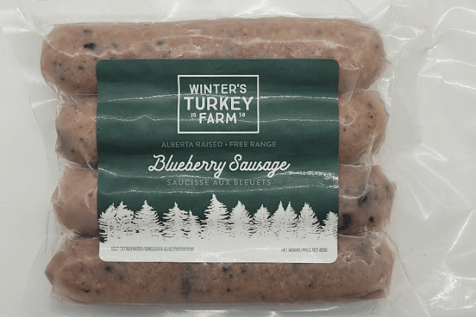 Winter's Turkey Blueberry Sausage