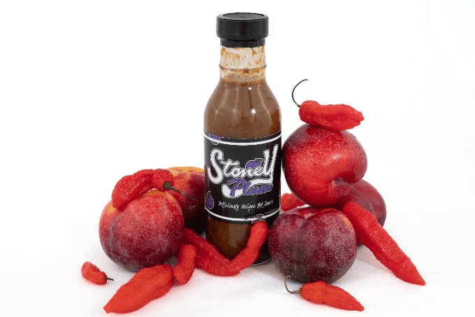 Stoney Plum + Ghost Pepper Hot Sauce