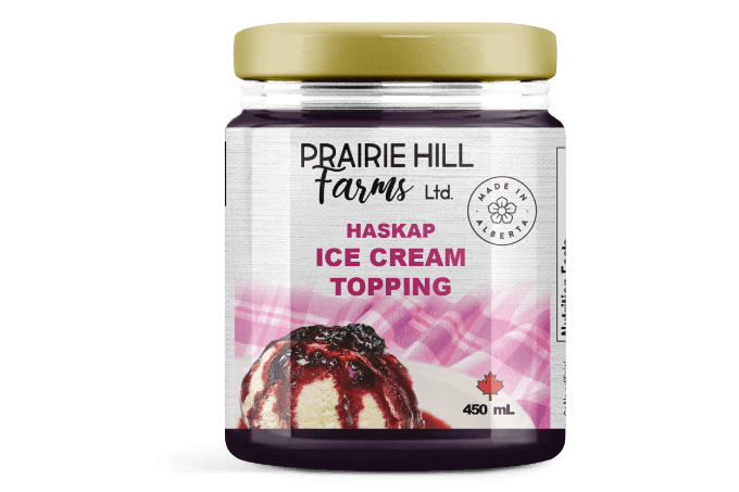 Prairie Hill Farms Haskap Ice Cream Topping