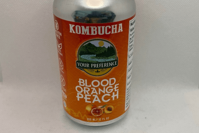 Your Preference Blood Orange Peach Kombucha