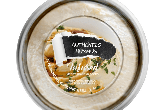 Infused Mediterranean Foods Authentic Hummus