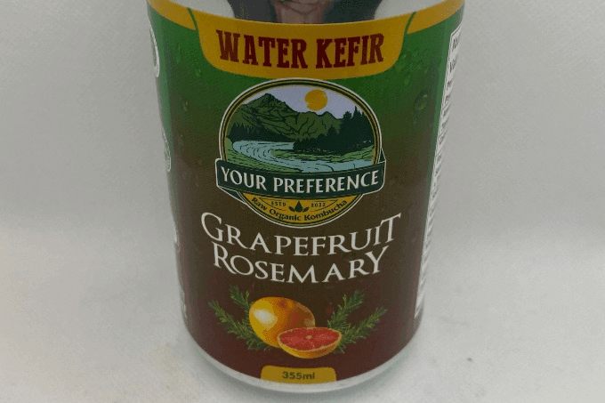 Your Preference Water Kefir-Grapefruit Rosemary