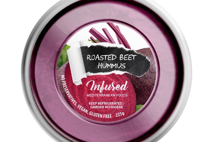 Infused Mediterranean Foods Roasted Beet Hummus