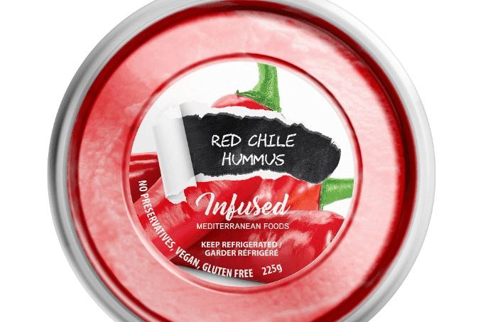 Infused Mediterranean Foods Red Chile Hummus