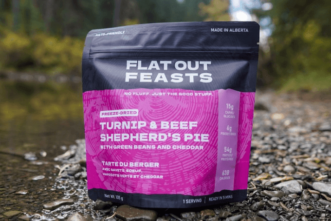 Flat Out Feasts Freeze-Dried Turnip & Beef Shepherd's Pie