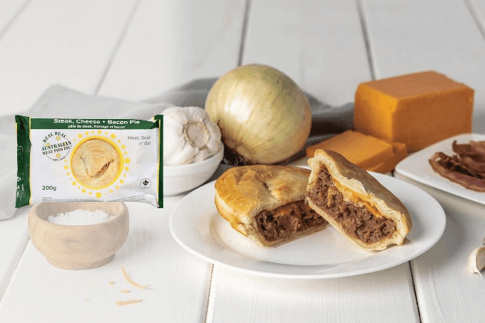 Nossack Steak, Cheese + Bacon Pie