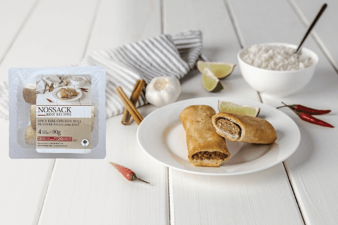 Nossack Spicy Jerk Chicken Rolls