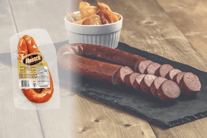 Nossack Ham Garlic Sausage Ring