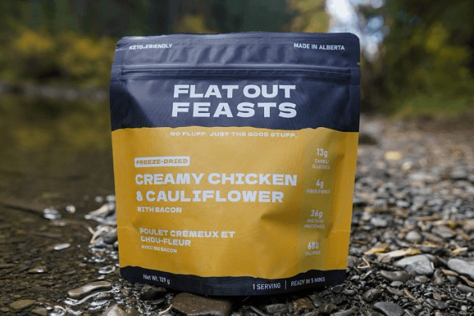 Flat Out Feasts Freeze-Dried Creamy Chicken & Cauliflower