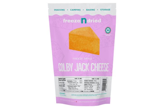 Freeze Dried Colby Jack Cheese