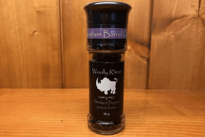 Woolly Rhino Bourbon Barrel Oak Smoked Black Pepper