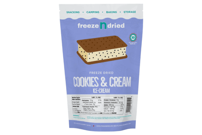 Freeze Dried Ice-Cream (Cookies & Cream)