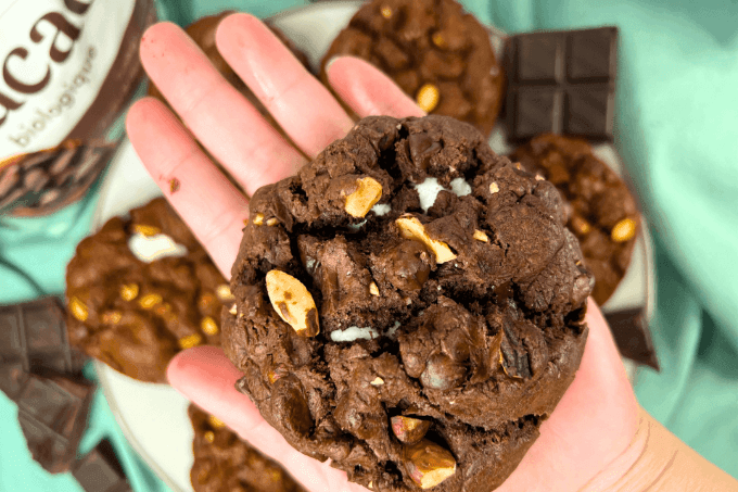 +coffee. Rocky Road Chunky Cookie