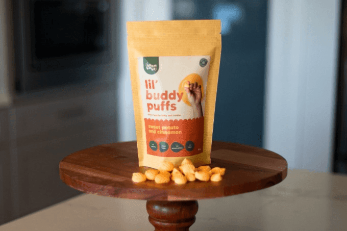 Boom Baby Food Lil' Buddy Puffs - Sweet Potato & Cinnamon
