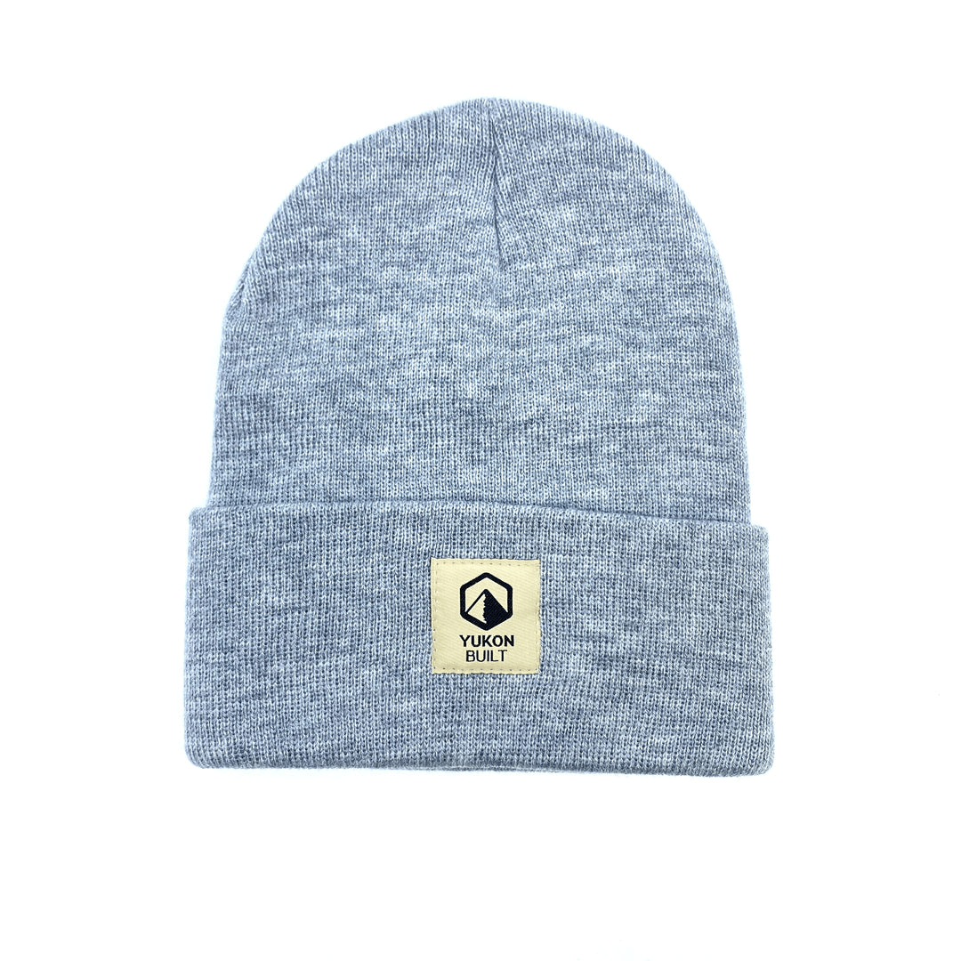 Yukon Built Classic Knit Beanie - Grey