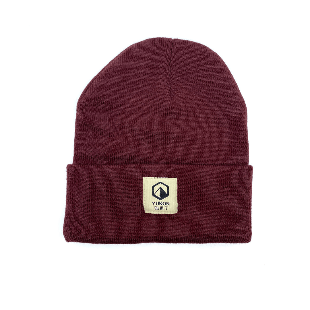 Yukon Built Classic Knit Beanie - Maroon