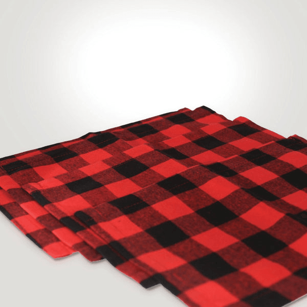 Acadian Maple Buffalo Check Place Mat Set