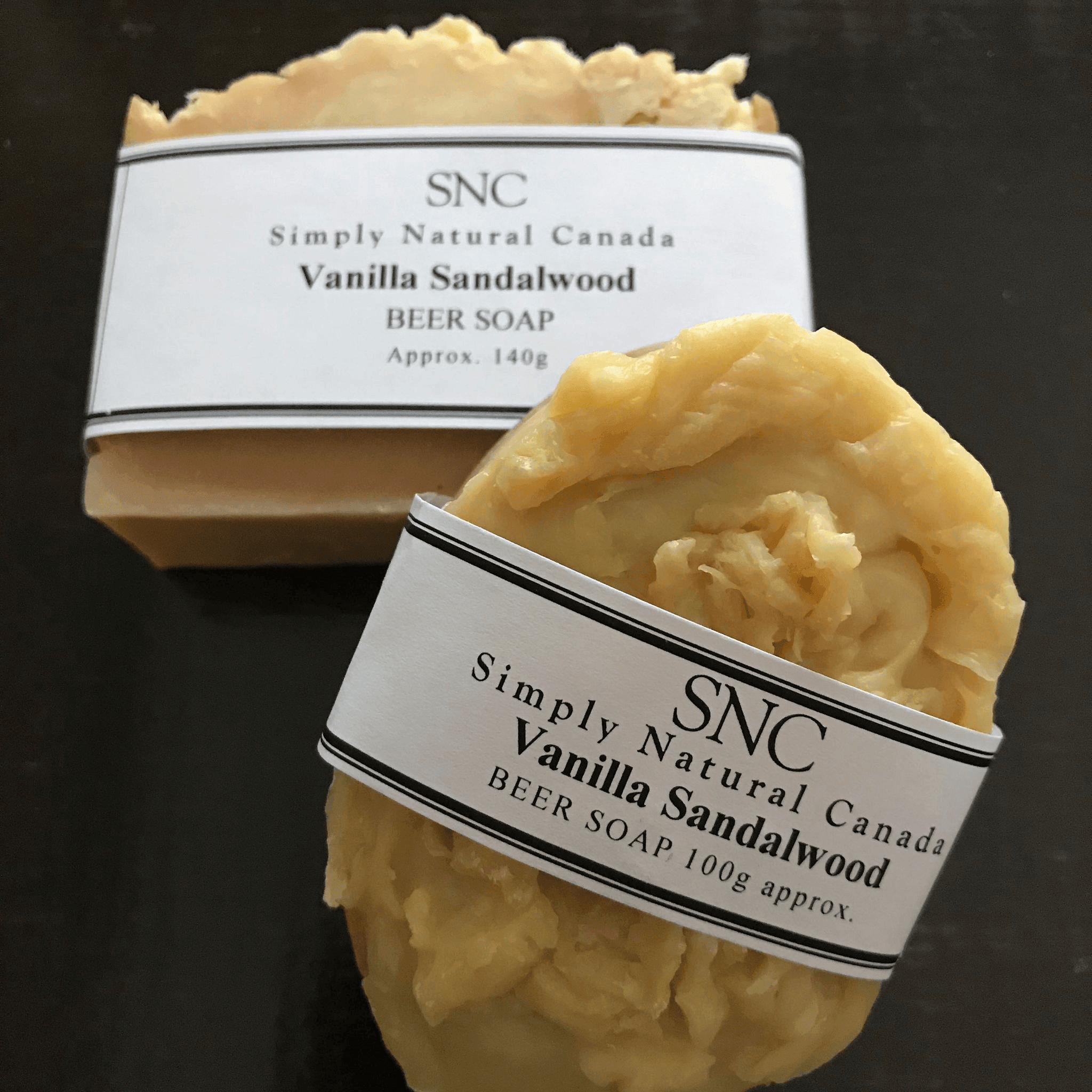 Simply Natural Canada Vanilla Sandalwood Beer Soap